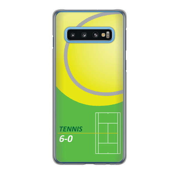 Galaxy S10 SC-03L docomo 高画質仕上げ 背面印刷 ハードケース 【IB920 TENNIS】