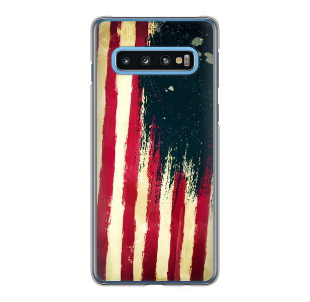 Galaxy S10 SC-03L docomo 高画質仕上げ 背面印刷 ハードケース 【MI805 ヴィンテージアメリカ】