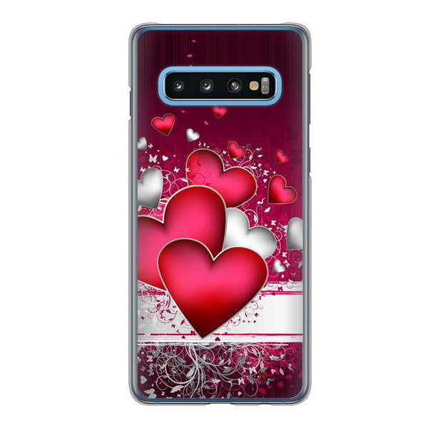 Galaxy S10 SC-03L docomo 高画質仕上げ 背面印刷 ハードケース 【VA835 ハートの息吹】