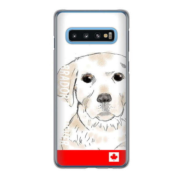 Galaxy S10 SC-03L docomo 高画質仕上げ 背面印刷 ハードケース ラブラドールレトリバー