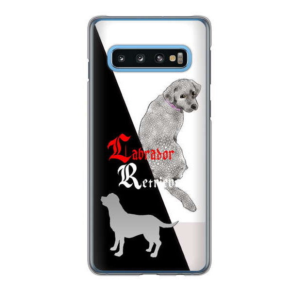 Galaxy S10 SC-03L docomo 高画質仕上げ 背面印刷 ハードケース ラブラドールレトリバー