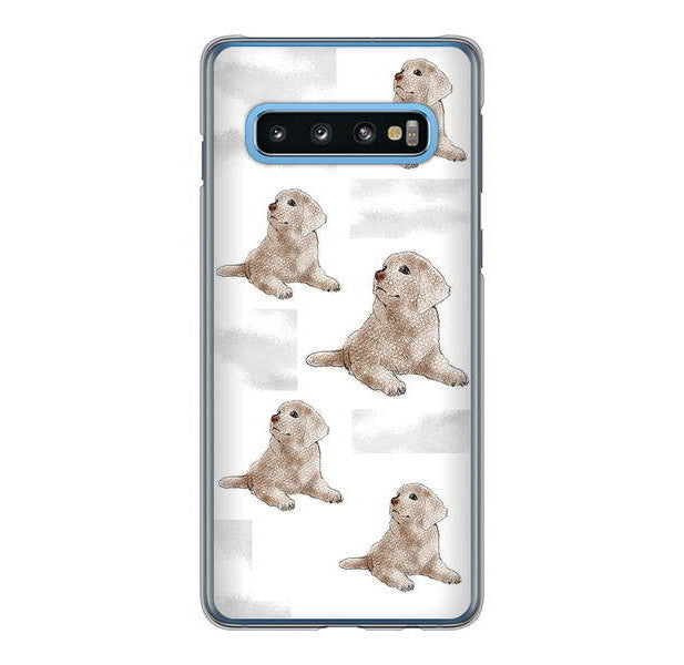 Galaxy S10 SC-03L docomo 高画質仕上げ 背面印刷 ハードケース ラブラドールレトリバー