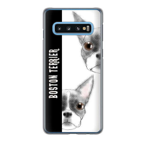 Galaxy S10 SC-03L docomo 高画質仕上げ 背面印刷 ハードケース ボストンテリア
