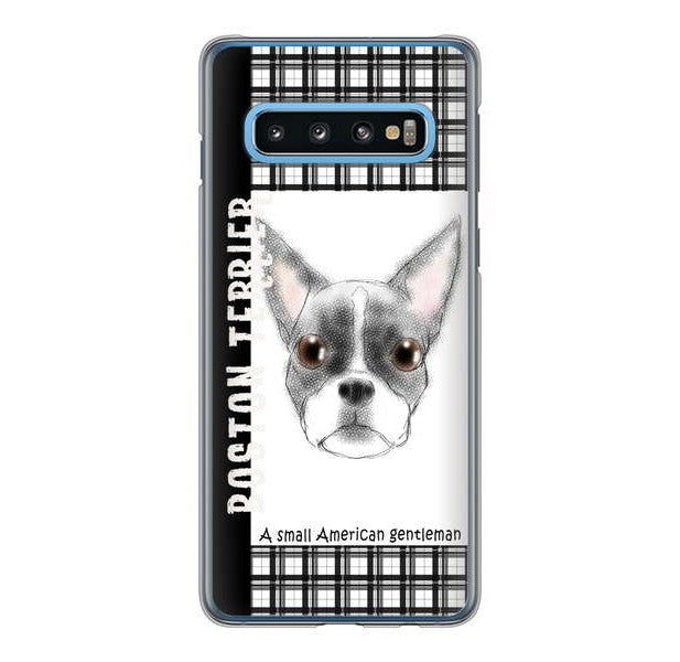 Galaxy S10 SC-03L docomo 高画質仕上げ 背面印刷 ハードケース ボストンテリア