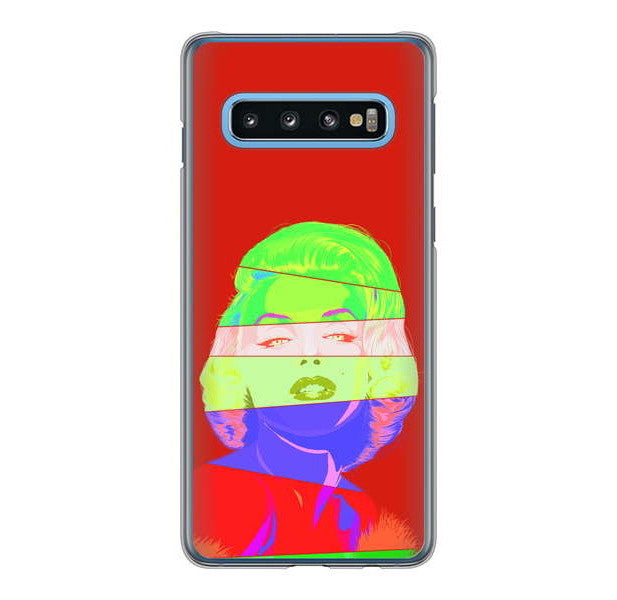 Galaxy S10 SC-03L docomo 高画質仕上げ 背面印刷 ハードケース マリリンモンローデザイン