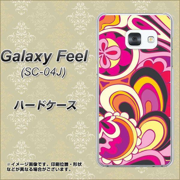 docomo ギャラクシー フィール SC-04J 高画質仕上げ 背面印刷 ハードケース【586 ブローアップカラー】