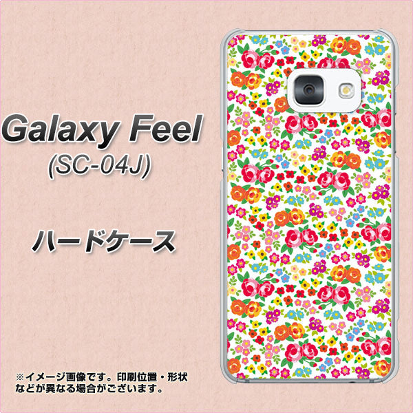 docomo ギャラクシー フィール SC-04J 高画質仕上げ 背面印刷 ハードケース【777 マイクロリバティプリントWH】