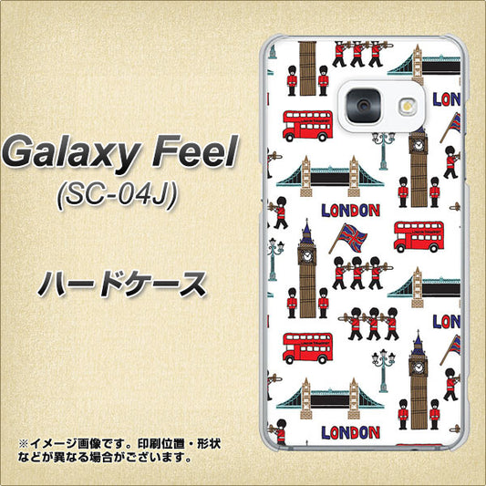 docomo ギャラクシー フィール SC-04J 高画質仕上げ 背面印刷 ハードケース【EK811 ロンドンの街】