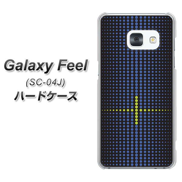 docomo ギャラクシー フィール SC-04J 高画質仕上げ 背面印刷 ハードケース【IB907 グラデーションドット】