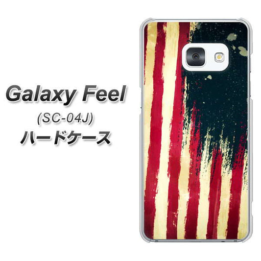 docomo ギャラクシー フィール SC-04J 高画質仕上げ 背面印刷 ハードケース【MI805 ヴィンテージアメリカ】