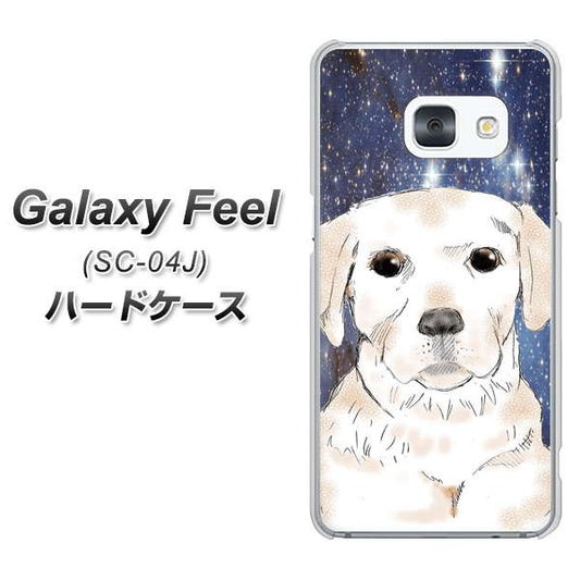 docomo ギャラクシー フィール SC-04J 高画質仕上げ 背面印刷 ハードケース【YD820 ラブラドールレトリバー01】