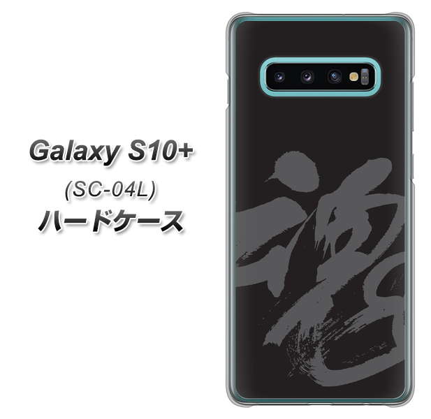 docomo ギャラクシー S10+ SC-04L 高画質仕上げ 背面印刷 ハードケース【IB915 魂】