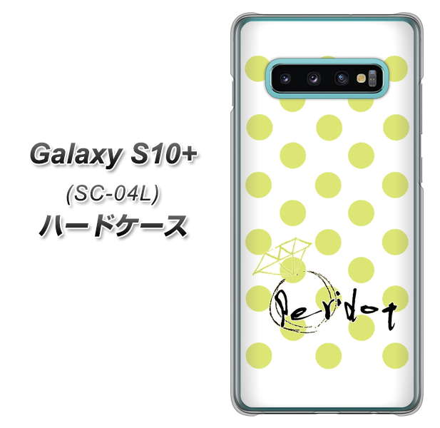 docomo ギャラクシー S10+ SC-04L 高画質仕上げ 背面印刷 ハードケース【OE817 8月ペリシンプル】