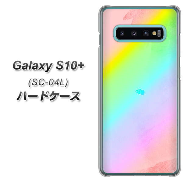 docomo ギャラクシー S10+ SC-04L 高画質仕上げ 背面印刷 ハードケース【YJ287 デザイン】