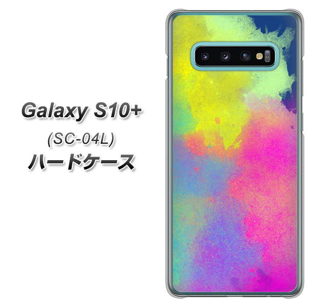 docomo ギャラクシー S10+ SC-04L 高画質仕上げ 背面印刷 ハードケース【YJ294 デザイン色彩】