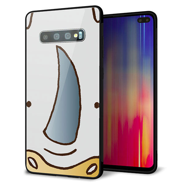 docomo ギャラクシー S10+ オリンピック限定モデル SC-05L 強化ガラス&TPUスマホケース ガラプリ【350 さい】