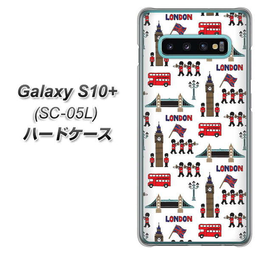 docomo ギャラクシー S10+ オリンピック限定モデル SC-05L 高画質仕上げ 背面印刷 ハードケース【EK811 ロンドンの街】