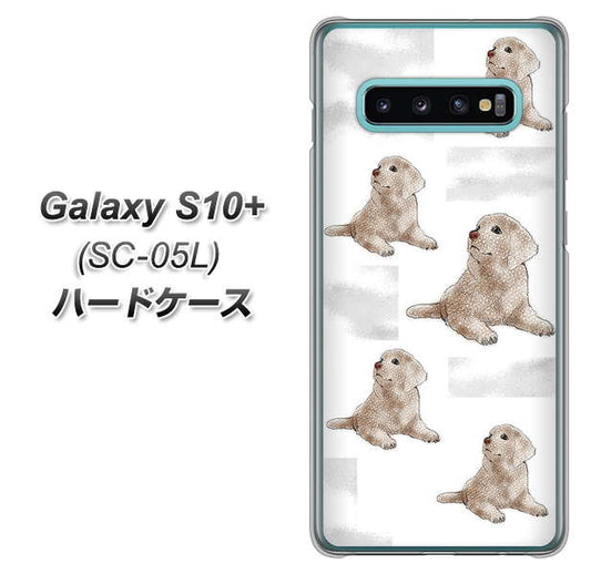 docomo ギャラクシー S10+ オリンピック限定モデル SC-05L 高画質仕上げ 背面印刷 ハードケース【YD823 ラブラドールレトリバー04】