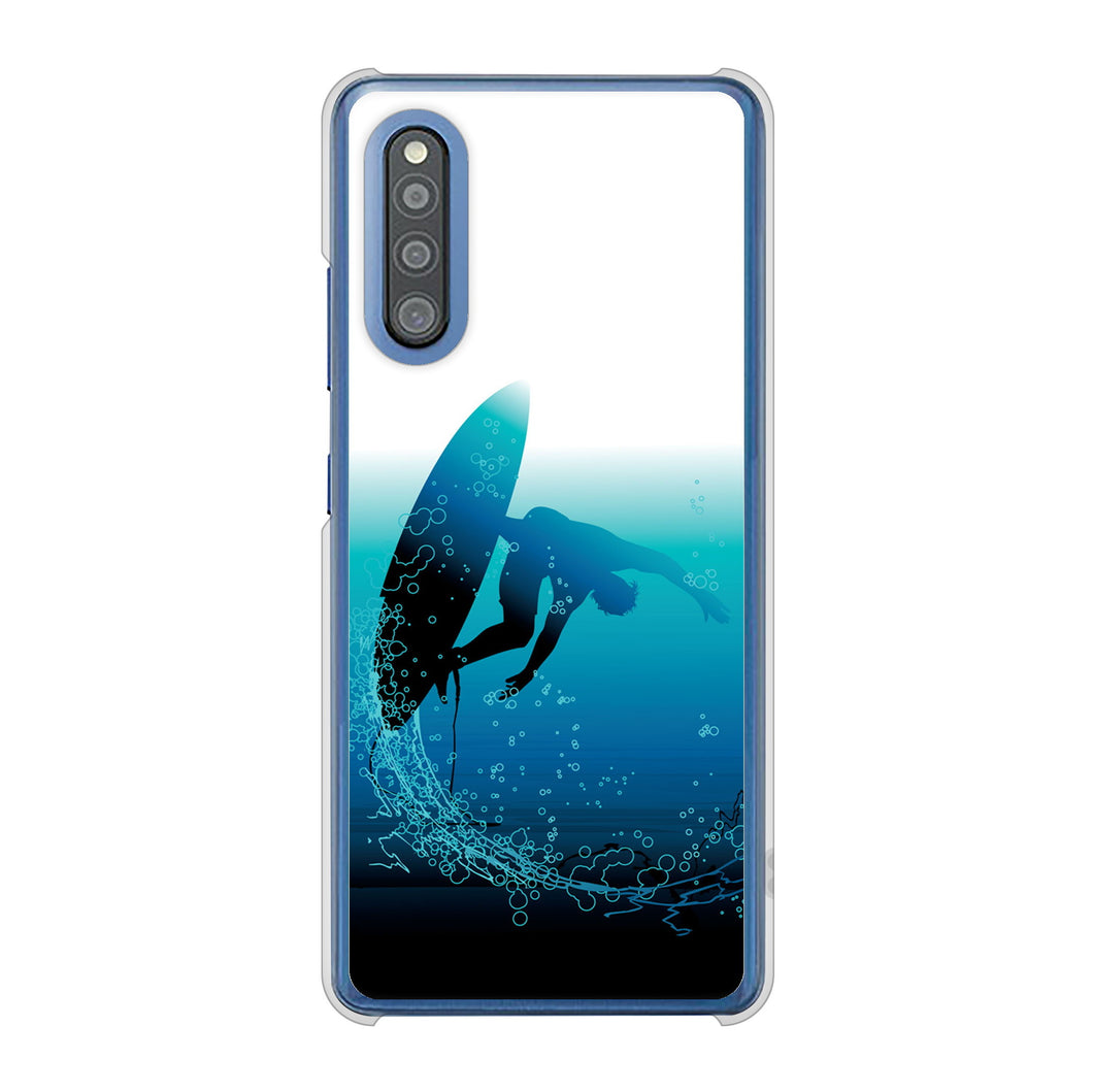 Galaxy A41 SC-41A docomo 高画質仕上げ 背面印刷 ハードケース 【416 カットバック】