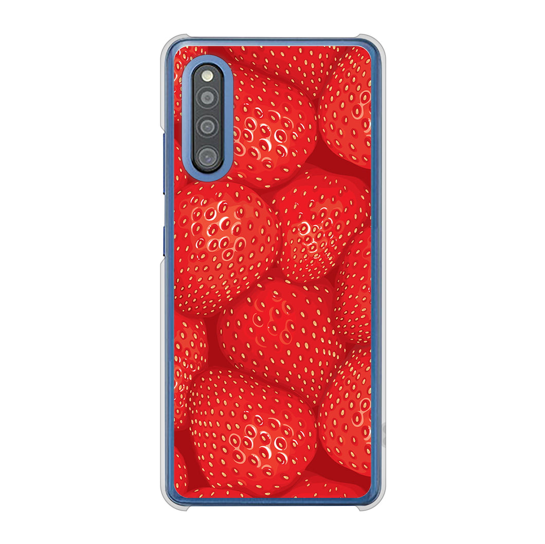 Galaxy A41 SC-41A docomo 高画質仕上げ 背面印刷 ハードケース スイーツ