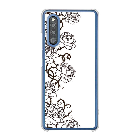 Galaxy A41 SC-41A docomo 高画質仕上げ 背面印刷 ハードケース 【467 イバラ】