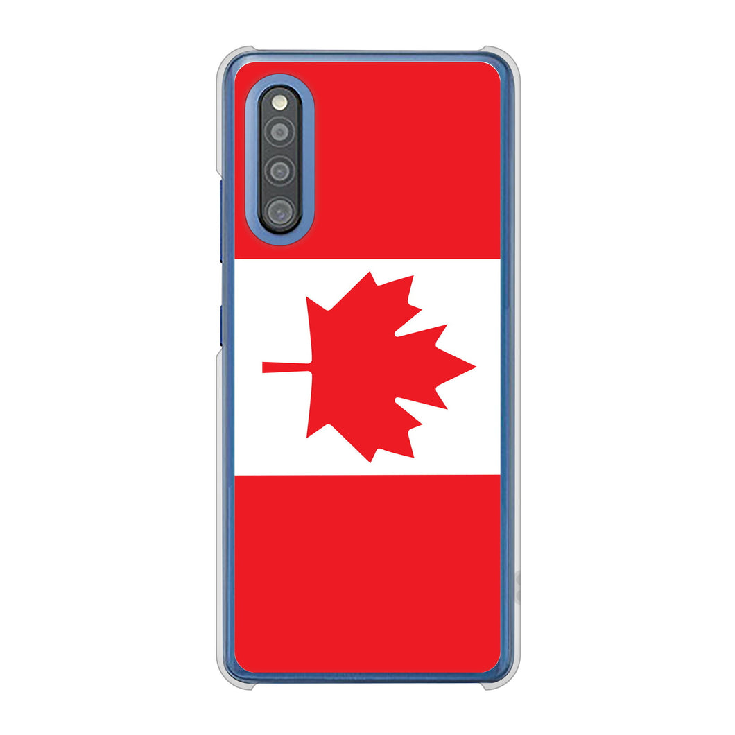 Galaxy A41 SC-41A docomo 高画質仕上げ 背面印刷 ハードケース 国旗