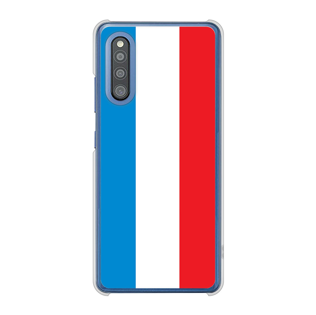 Galaxy A41 SC-41A docomo 高画質仕上げ 背面印刷 ハードケース 国旗