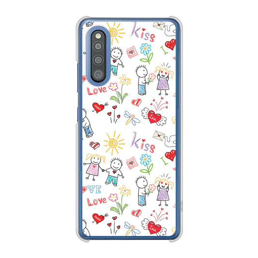 Galaxy A41 SC-41A docomo 高画質仕上げ 背面印刷 ハードケース カップル&ファミリー