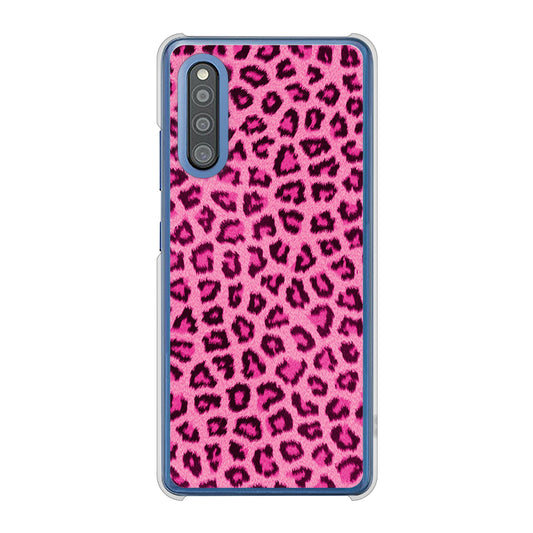 Galaxy A41 SC-41A docomo ヒョウ柄ベーシックS ハードケース 背面印刷