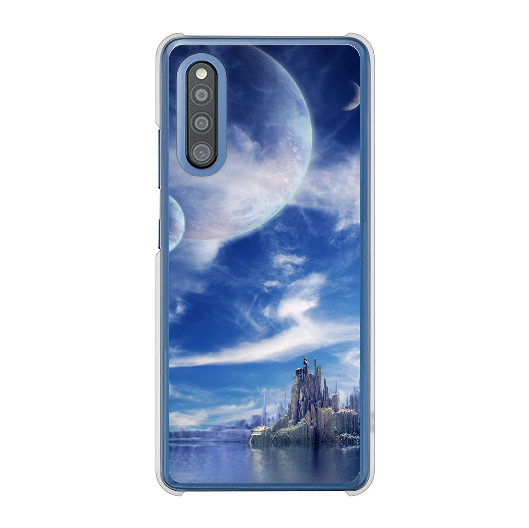 Galaxy A41 SC-41A docomo 高画質仕上げ 背面印刷 ハードケース 【1270 広がる宇宙】