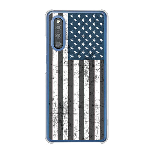 Galaxy A41 SC-41A docomo 高画質仕上げ 背面印刷 ハードケース 【EK864 アメリカンフラッグビンテージ】