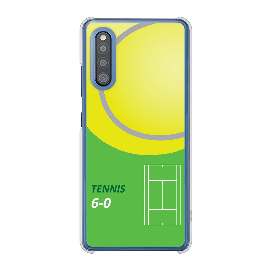 Galaxy A41 SC-41A docomo 高画質仕上げ 背面印刷 ハードケース 【IB920 TENNIS】