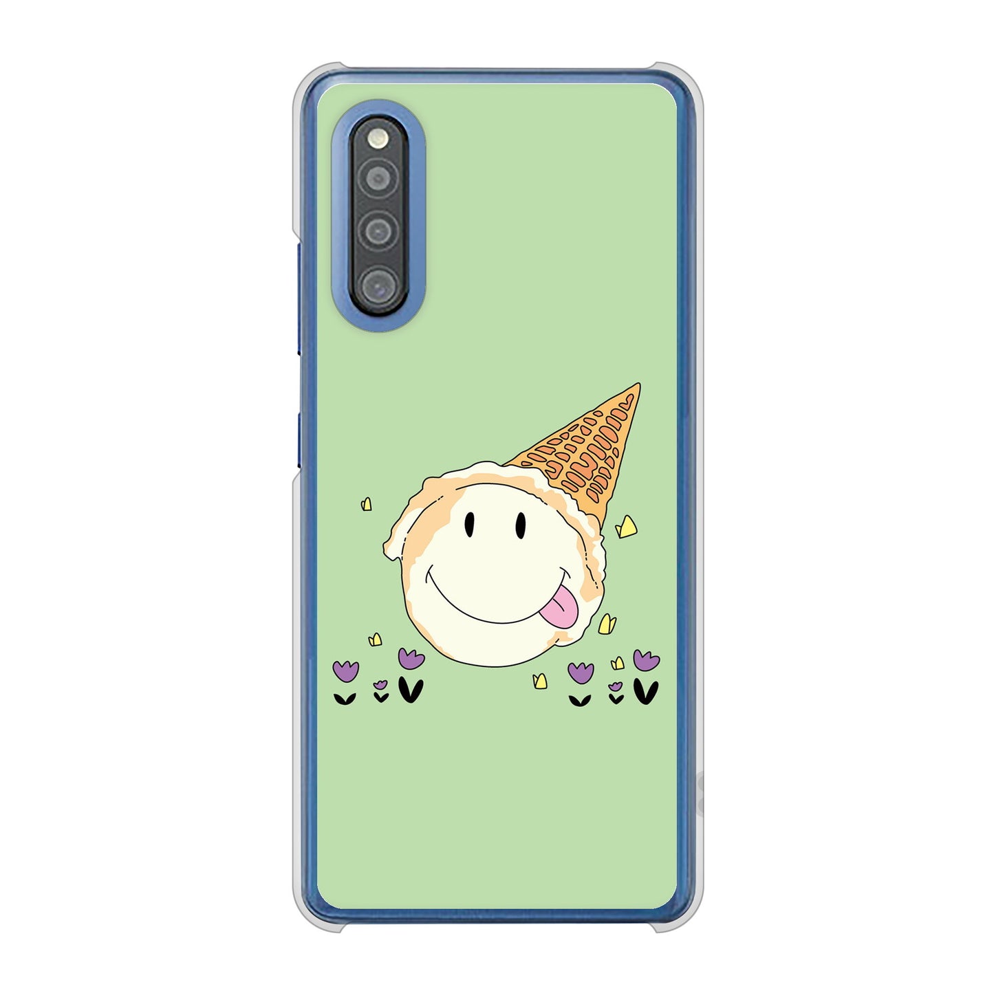 Galaxy A41 SC-41A docomo 高画質仕上げ 背面印刷 ハードケース スイーツイラスト