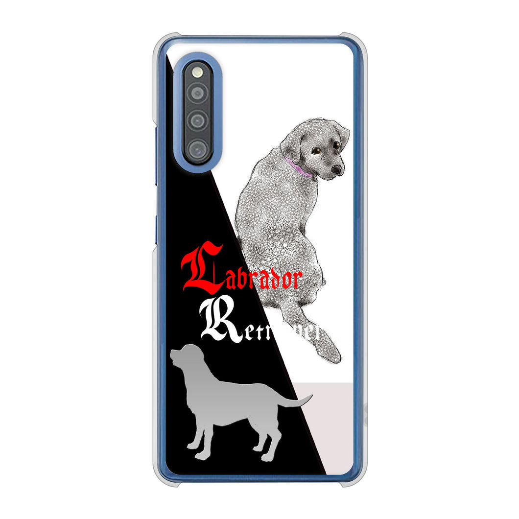 Galaxy A41 SC-41A docomo 高画質仕上げ 背面印刷 ハードケース ラブラドールレトリバー