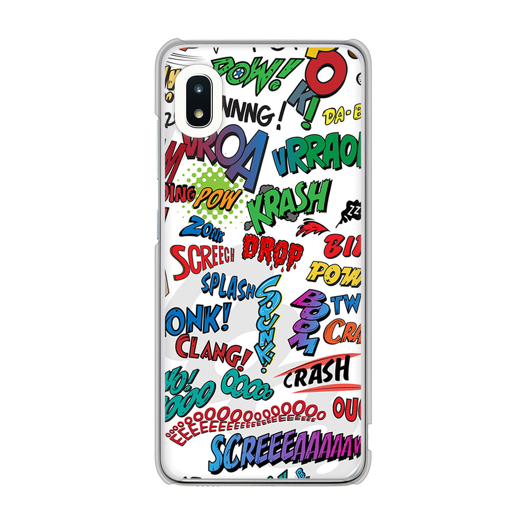 Galaxy A21 SC-42A docomo 高画質仕上げ 背面印刷 ハードケース 【271 アメリカン キャッチコピー】