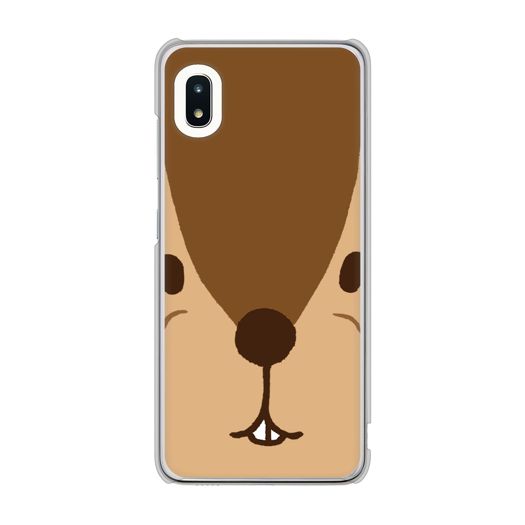 Galaxy A21 SC-42A docomo 高画質仕上げ 背面印刷 ハードケース ドアップアニマル