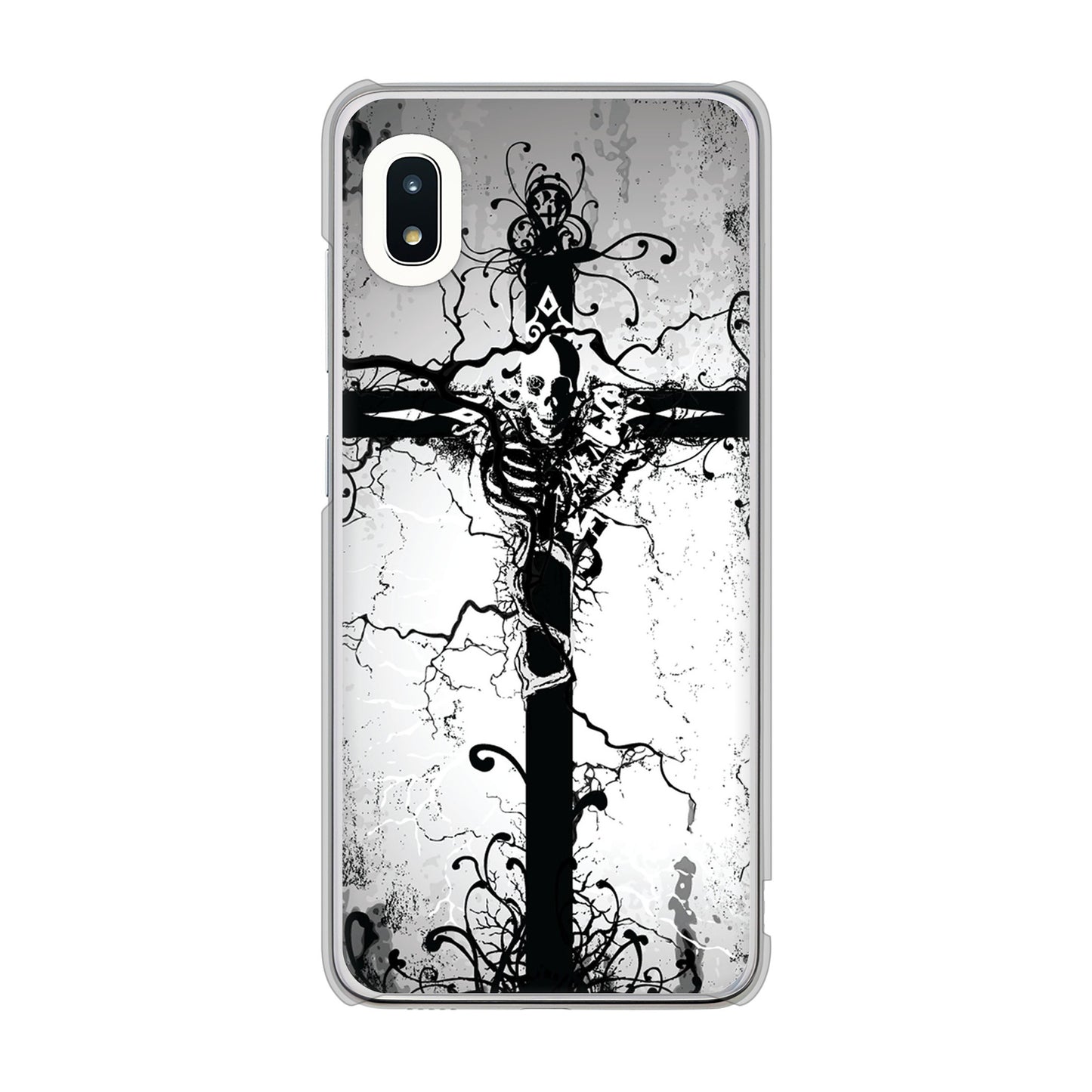 Galaxy A21 SC-42A docomo 高画質仕上げ 背面印刷 ハードケース 【432 張付の骸】