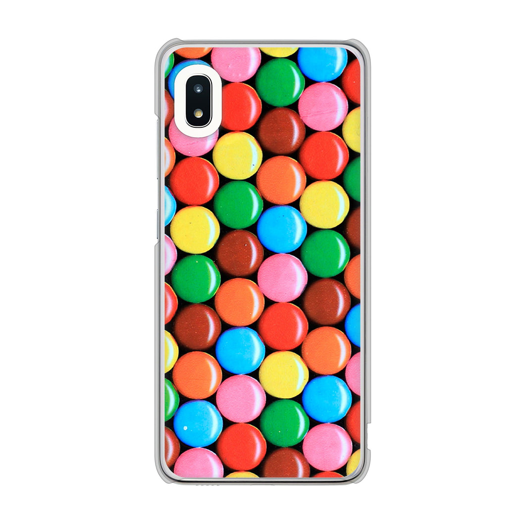 Galaxy A21 SC-42A docomo 高画質仕上げ 背面印刷 ハードケース スイーツ