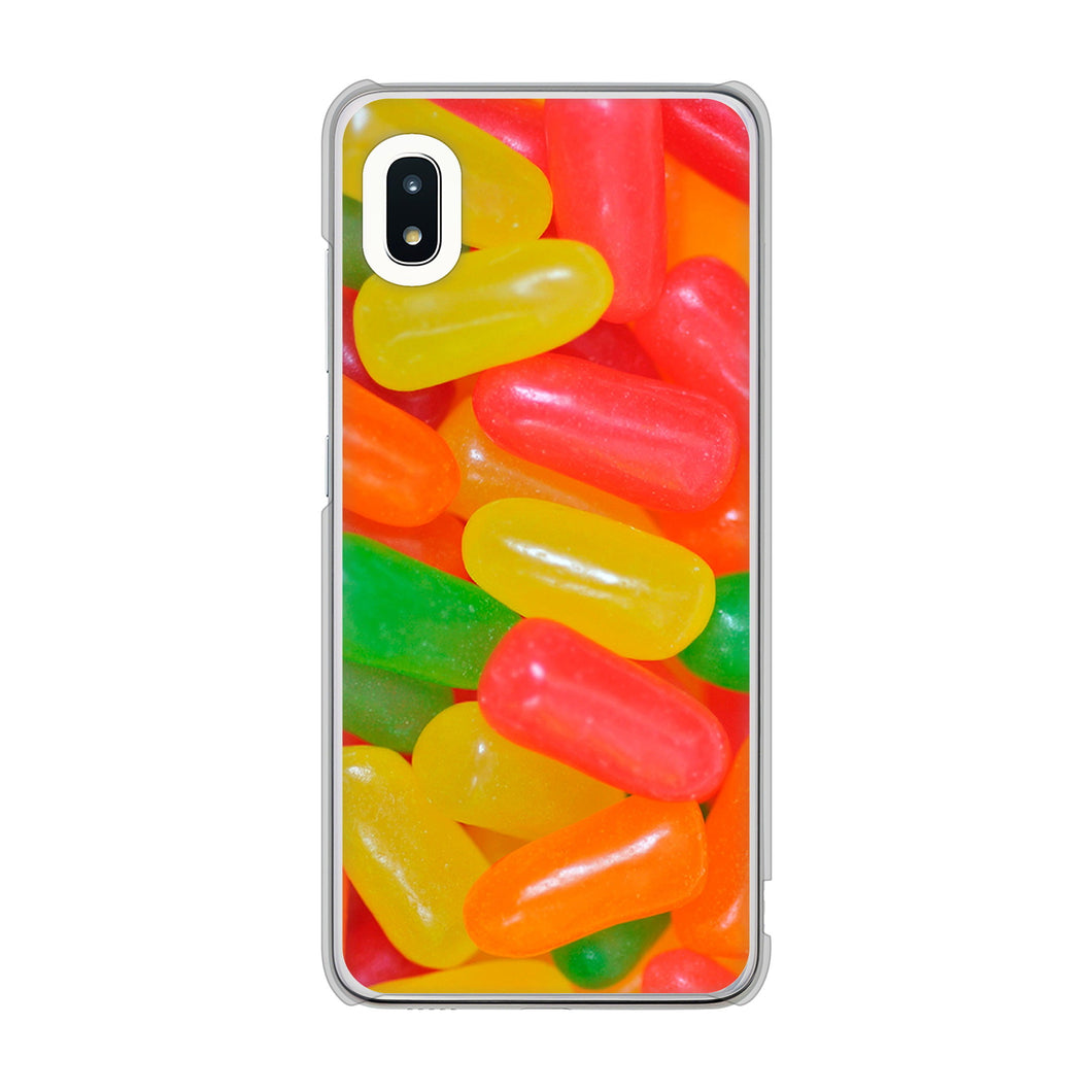 Galaxy A21 SC-42A docomo 高画質仕上げ 背面印刷 ハードケース スイーツ