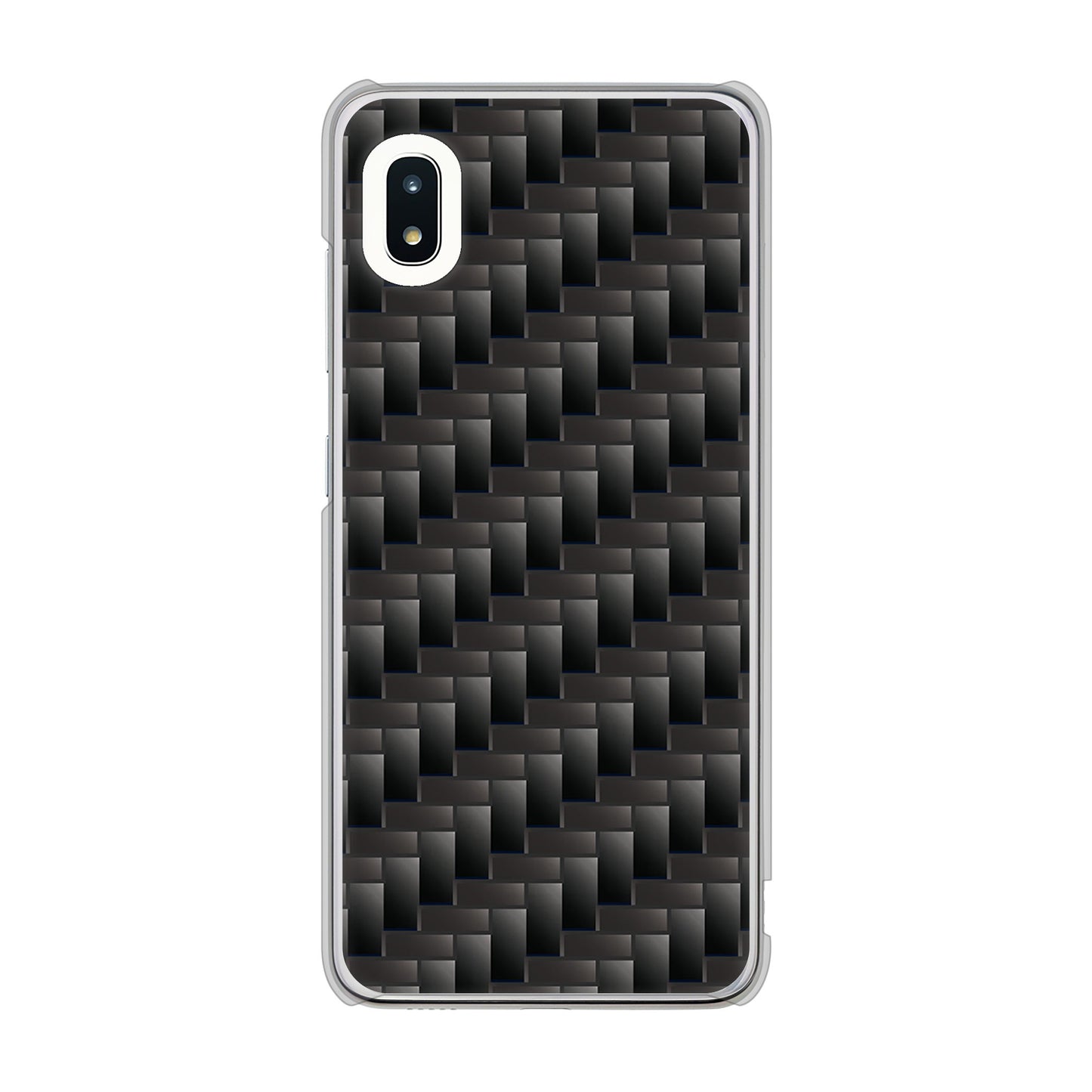 Galaxy A21 SC-42A docomo 高画質仕上げ 背面印刷 ハードケース 【461 カーボン】