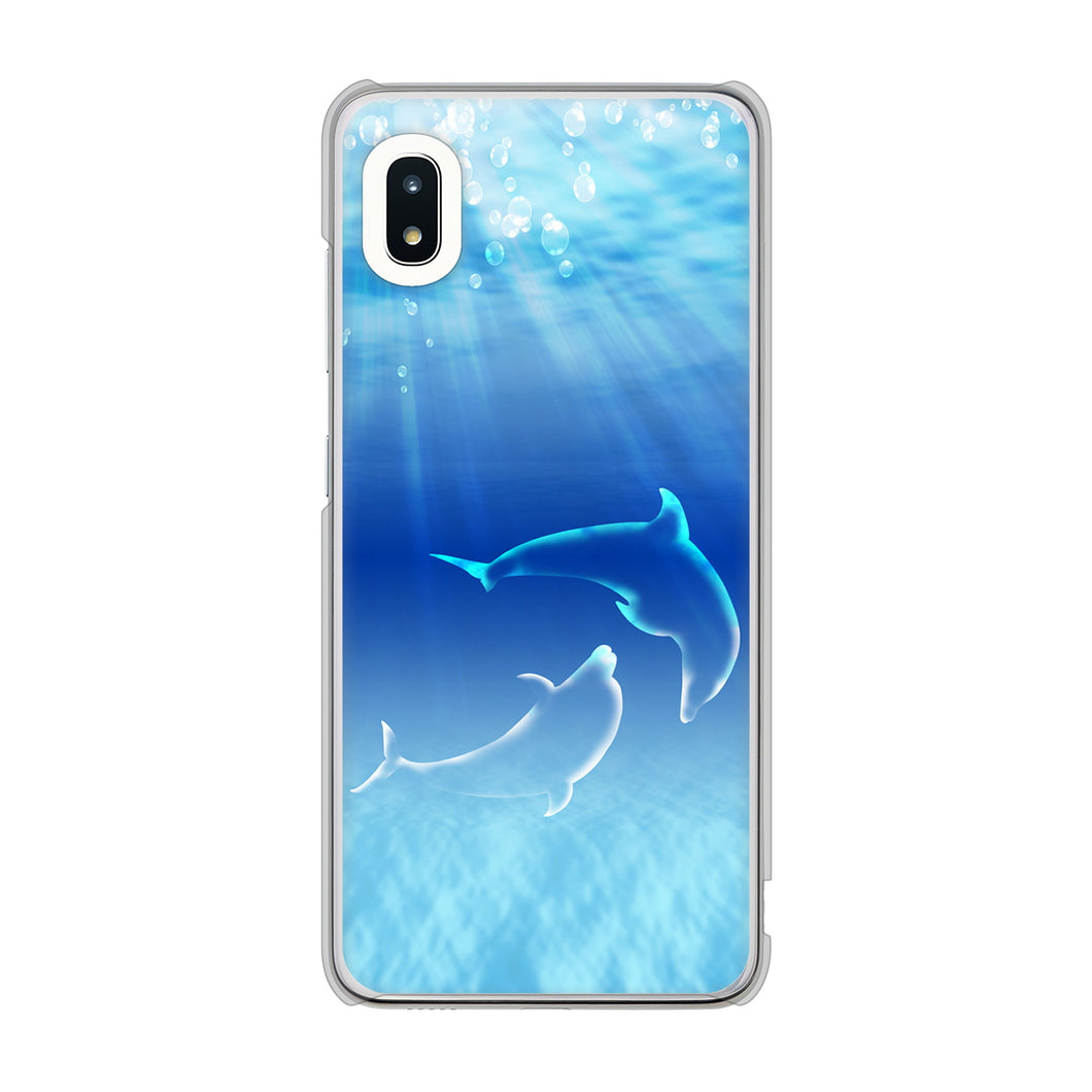 Galaxy A21 SC-42A docomo 高画質仕上げ 背面印刷 ハードケース 海の守り神