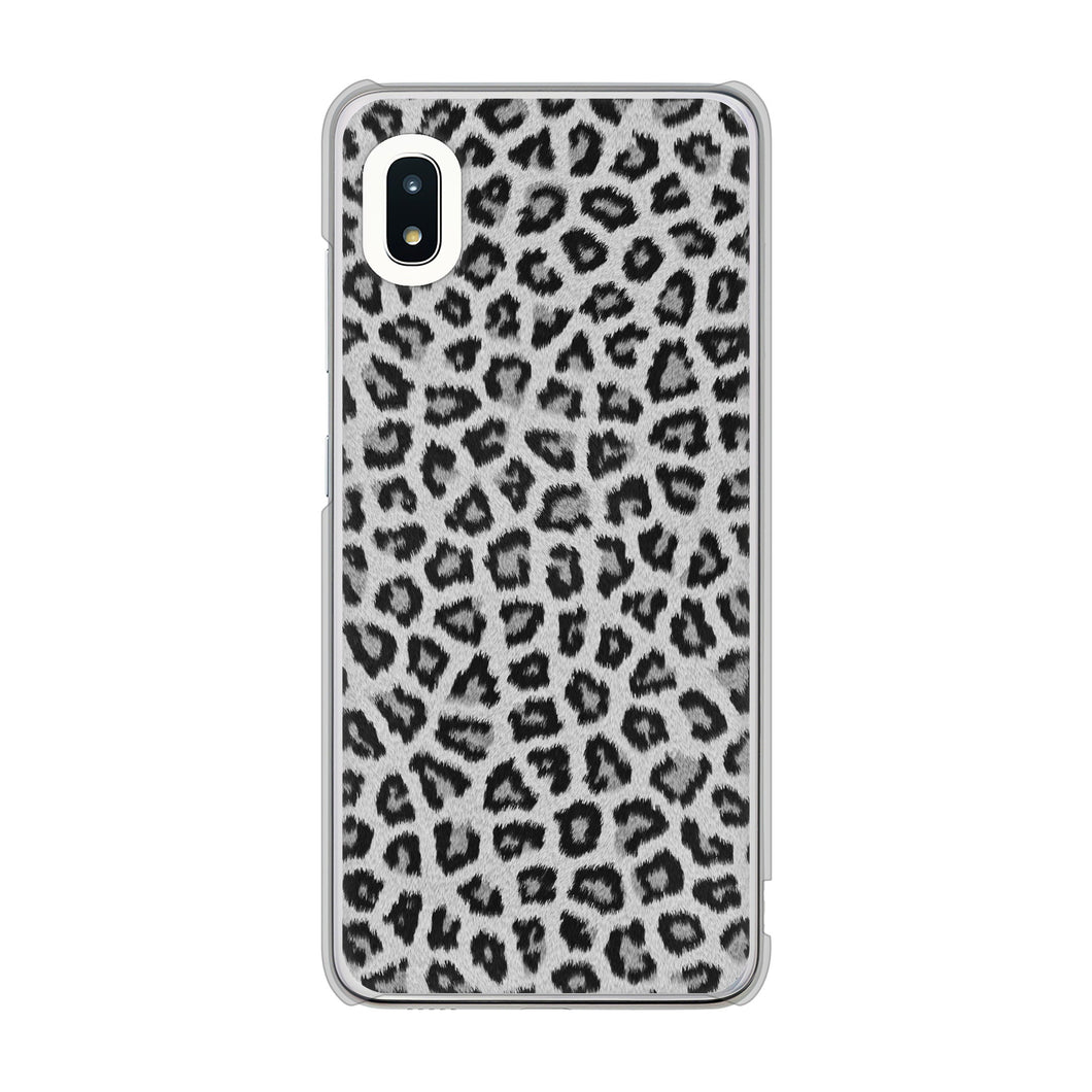 Galaxy A21 SC-42A docomo 高画質仕上げ 背面印刷 ハードケース ヒョウ柄ベーシックS