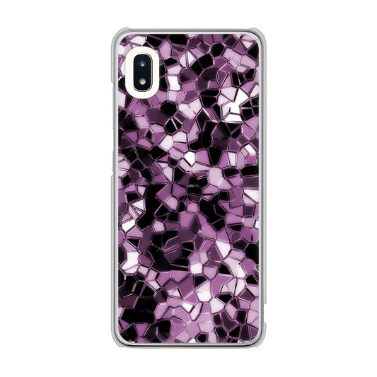 Galaxy A21 SC-42A docomo 高画質仕上げ 背面印刷 ハードケース 【EK837 テクニカルミラーパープル】