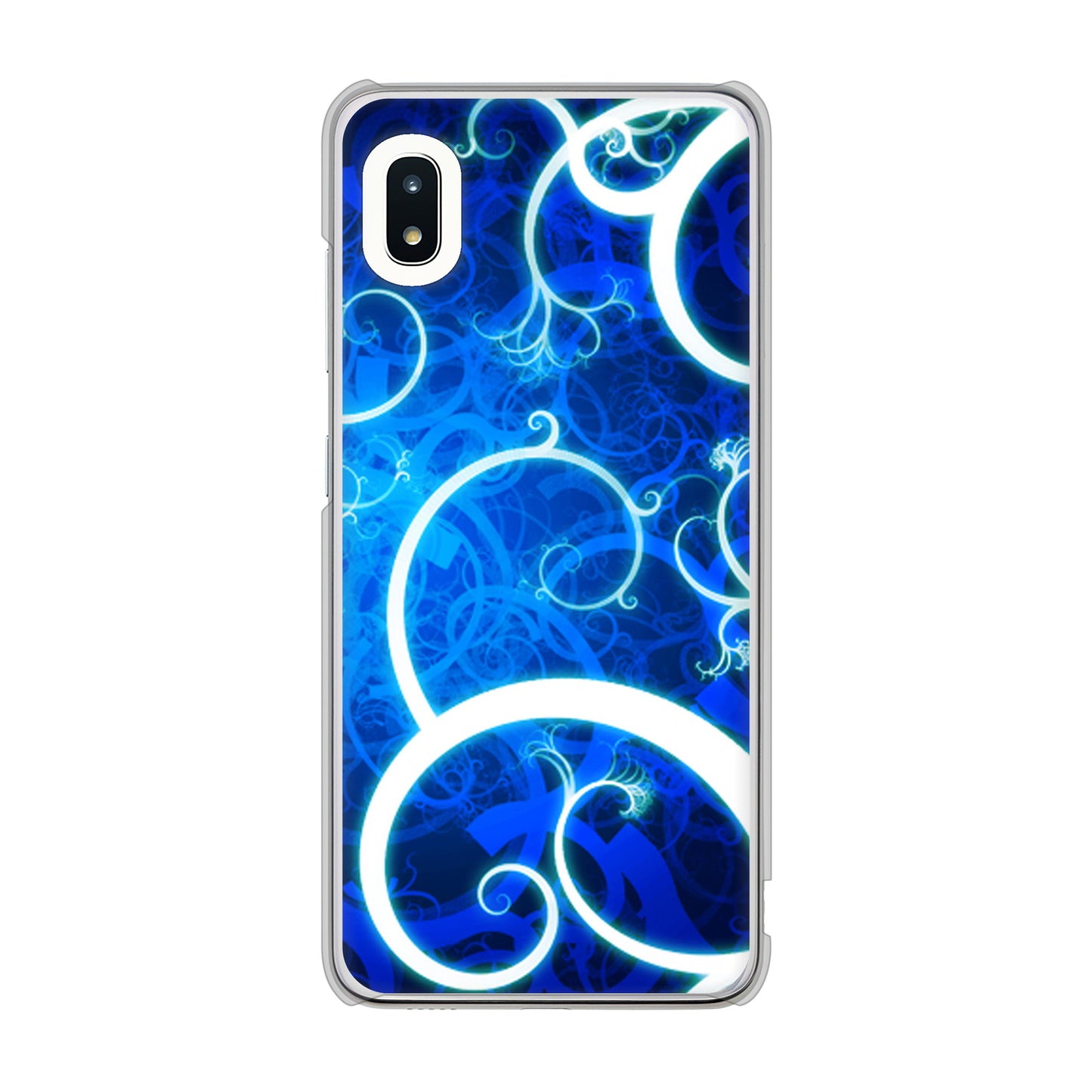 Galaxy A21 SC-42A docomo 高画質仕上げ 背面印刷 ハードケース 【EK850 神秘の草】