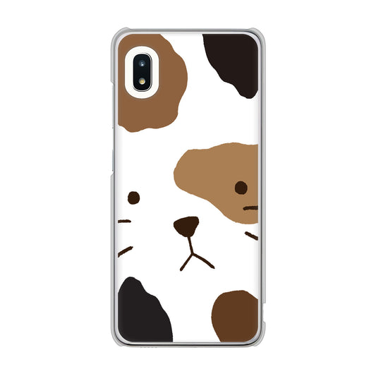 Galaxy A21 SC-42A docomo 高画質仕上げ 背面印刷 ハードケース 【IA801 みけ】