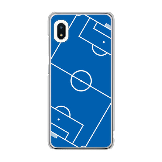 Galaxy A21 SC-42A docomo 高画質仕上げ 背面印刷 ハードケース 【IB922 SOCCER_ピッチ】