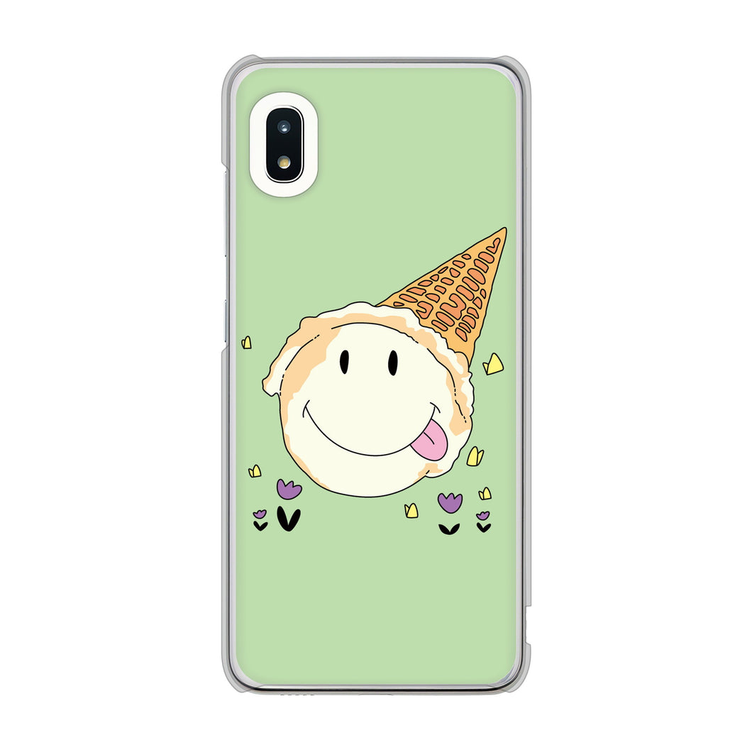 Galaxy A21 SC-42A docomo 高画質仕上げ 背面印刷 ハードケース スイーツイラスト