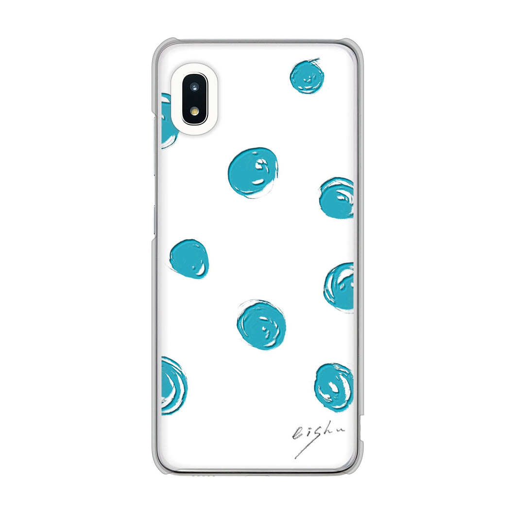 Galaxy A21 SC-42A docomo 高画質仕上げ 背面印刷 ハードケース 大野詠舟 手描きシンプル