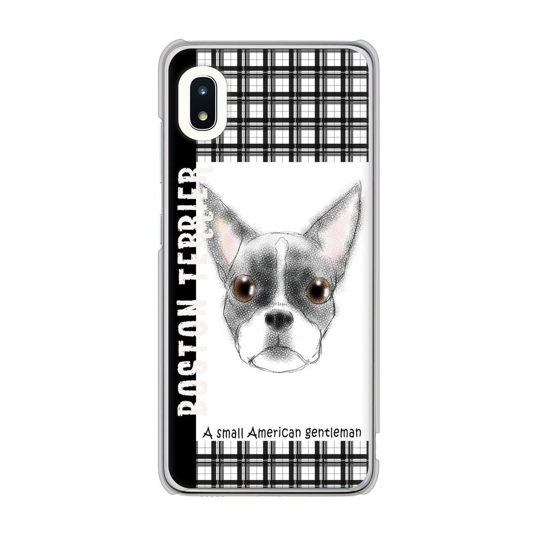 Galaxy A21 SC-42A docomo 高画質仕上げ 背面印刷 ハードケース ボストンテリア