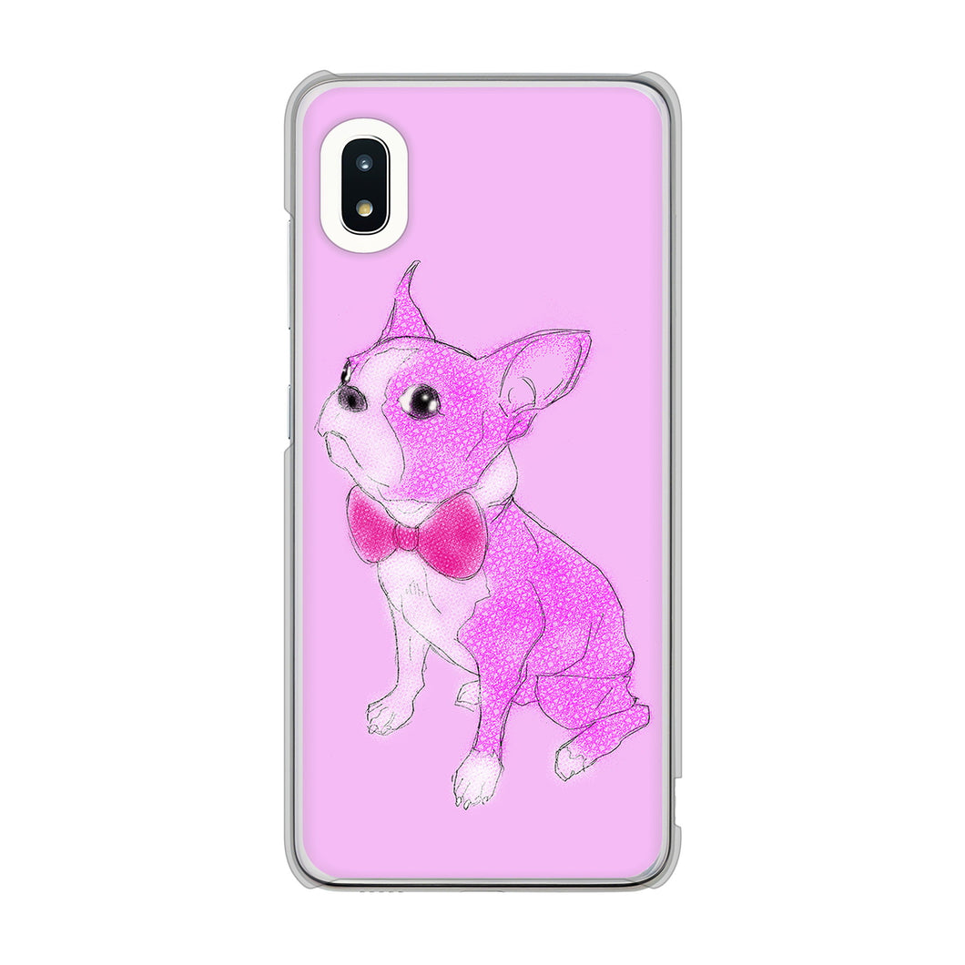 Galaxy A21 SC-42A docomo 高画質仕上げ 背面印刷 ハードケース ボストンテリア